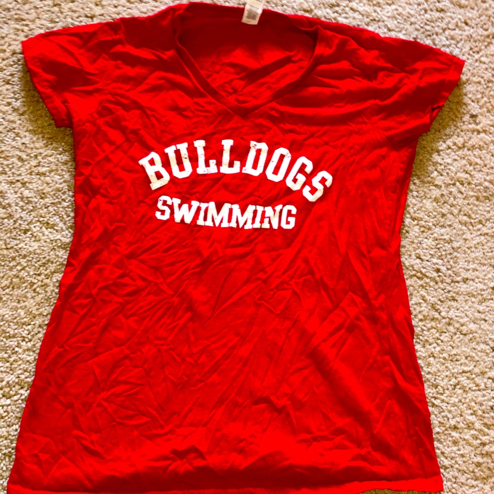 Vintage style bulldogs tee shirt